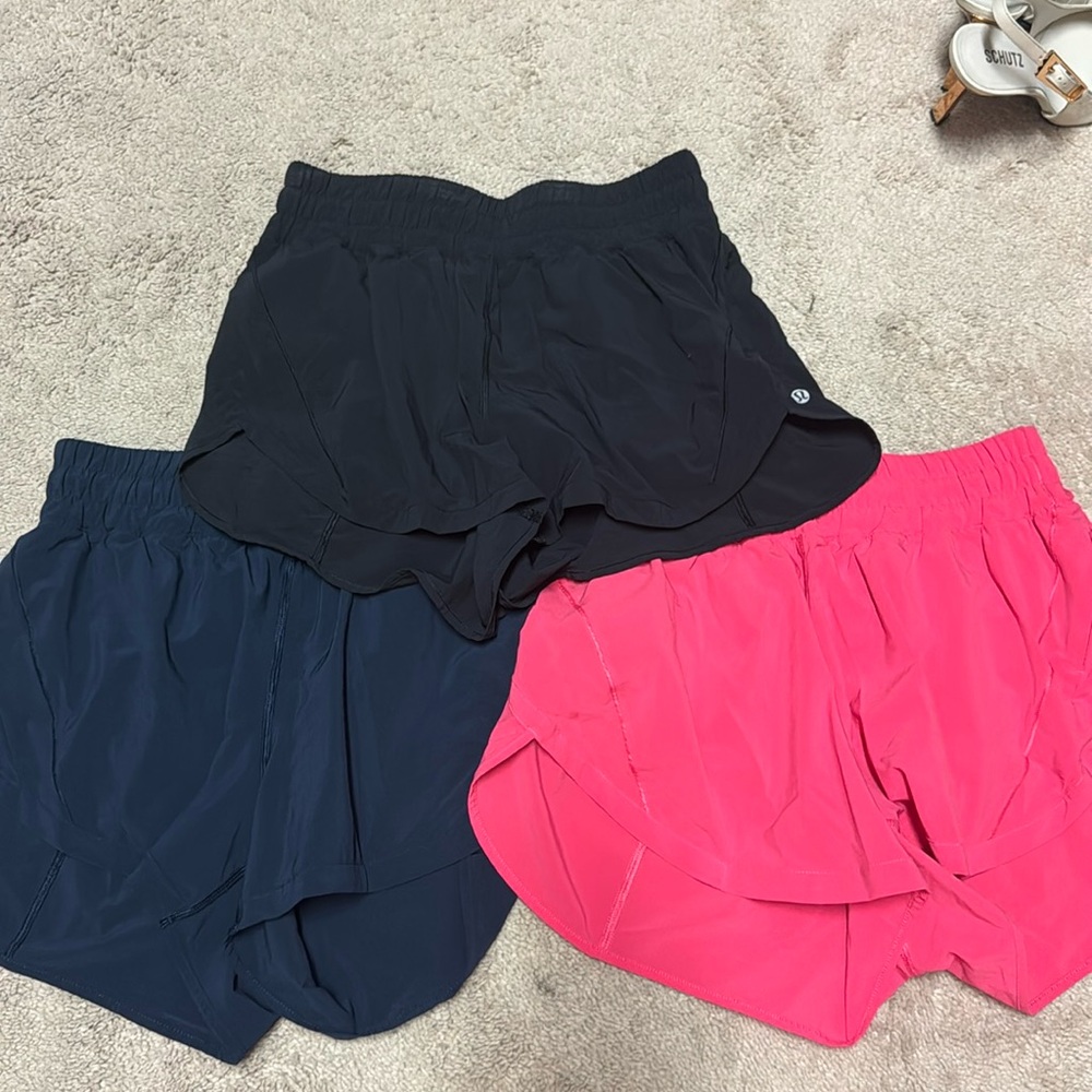 Bundle of 3 Lululemon Track That HR 3” Shorts